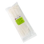 Хомут кабельный (стяжка) 300ммx7.5мм с внутр. зубчатым зацеплением пластик белый макс.d охвата82мм Fortisflex Хомут кабельный (стяжка) 300ммx7.5мм с внутр. зубчатым зацеплением пластик белый макс.d охвата82мм Fortisflex