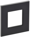 Рамка 1гн металл черный SK-F31Bl SKANDY IEK (1/10/100)