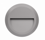 Светильник подсветка декор накладная для ступеней 2Вт 4000К 70Лм IP65 серый PST/W R150 Jazzway (1/50)