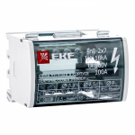 Шина нулевая в корпусе 2х7 100А на DIN-рейку EKF (1/10/100) Шина нулевая в корпусе 2х7 100А на DIN-рейку EKF (1/10/100)