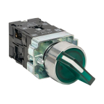 Переключатель BD21 2P c зеленой подстветкой 24В NO EKF PROxima Переключатель BD21 2P c зеленой подстветкой 24В NO EKF PROxima