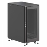 Шкаф напольный разобранный 19 IT-CQE-N 24U 600x1000мм, крыша с вырубкой, дверь стекло и сплошная металл, одинарные боковые панели, черный RAL9005 Шкаф напольный разобранный 19 IT-CQE-N 24U 600x1000мм, крыша с вырубкой, дверь стекло и сплошная металл, одинарные боковые панели, черный RAL9005