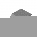 Крышка к угловому соединителю внешнему 45 град. к лотку 400х80, толщ. 1,0 мм, гор. цинк