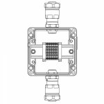 Ex клеммная коробка из алюминия; 1Ex e IIC Т5 Gb / Ex tb IIIB T95°C DbIP66; Клеммы 2,5 кв.мм. -6 шт. ; А, С: ввод D8-13мм под небронированныйкабель в Ex клеммная коробка из алюминия; 1Ex e IIC Т5 Gb / Ex tb IIIB T95°C DbIP66; Клеммы 2,5 кв.мм. -6 шт. ; А, С: ввод D8-13мм под небронированныйкабель в