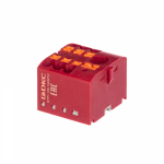 Зажим клеммный проходной 28.8мм размер ячейки 25.7мм для специального профиля 1 уровень сечение провода 6мм² 41А 690В термопласт DKC (ДКС) Зажим клеммный проходной 28.8мм размер ячейки 25.7мм для специального профиля 1 уровень сечение провода 6мм² 41А 690В термопласт DKC (ДКС)