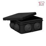 Коробка распределительная КМР-030-031 с крышкой наружная (85х85х40) 8 мембр. вводов чёрная IP55 EKF Коробка распределительная КМР-030-031 с крышкой наружная (85х85х40) 8 мембр. вводов чёрная IP55 EKF