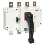 Рубильник-выключатель 400A 4P c рукояткой управления для прямой установки PowerSwitch EKF Рубильник-выключатель 400A 4P c рукояткой управления для прямой установки PowerSwitch EKF