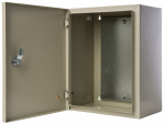 Корпус распред. шкафа настенный открытого монтажа 1двер. сталь серый 310мм 395мм 220мм с монтажной платой IP31 DEKraft Корпус распред. шкафа настенный открытого монтажа 1двер. сталь серый 310мм 395мм 220мм с монтажной платой IP31 DEKraft