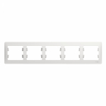 Рамка 5гн белый Glossa Systeme Electric  (1/5/30)