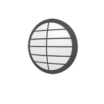 Светодиодный светильник VARTON NERO FLEX IP65 300х85 мм 25 Вт 4000 K черный с рамкой решетка