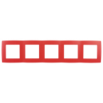 Рамка 5гн красный 12-5005-23 Эра12 ЭРА (10/100/1600) Рамка 5гн красный 12-5005-23 Эра12 ЭРА (10/100/1600)