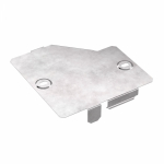 Крышка переходника правого Стандарт 150х100 Промрукав