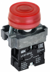 Кнопка LA167-BP42 d=22мм 1р красная IEK (10/200) Кнопка LA167-BP42 d=22мм 1р красная IEK (10/200)