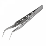 Пинцет изогнутый узкий 120мм Airy (блистер) (1/1/500)