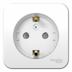 Розетка 1гн с З/К шторки о/у белый компактная изол.пласт. 16А IP20 Blanca Schneider Electric (1/12)