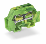 Клеммная колодка 33.5мм 1x2 0.08-4мм² 24А 630В термопласт желто-зеленый Wago