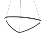 Светодиодный светильник VARTON Enso A 1100х1040х40 мм 78 Вт 3000 К подвесной RAL9005 черный матовый с рассеивателем опал Светодиодный светильник VARTON Enso A 1100х1040х40 мм 78 Вт 3000 К подвесной RAL9005 черный матовый с рассеивателем опал