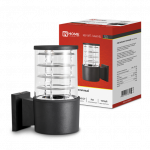 Светильник накладной настенный под лампу 1хA60 E27 230B  IP65 черный односторонний НБУ ART-1хA60-BL алюм IN HOME (1/30)