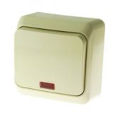 Выключатель 1кл прох с подсв о/у крем IP20 Этюд Systeme Electric (1/25/200) Выключатель 1кл прох с подсв о/у крем IP20 Этюд Systeme Electric (1/25/200)