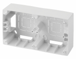 12-6102-01 ЭРА Коробка наклад. монтажа 2 поста, Эра12, белый 12-6102-01 ЭРА Коробка наклад. монтажа 2 поста, Эра12, белый