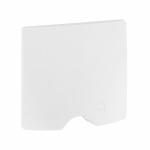 Вывод кабеля с/у белый с рамкой IP44 Etika Legrand