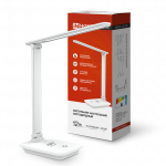 Светильник настольный светодиод 12Вт 3000-6500К 600Лм сенсор-диммер, беспр.зарядка для тел, адаптер белый ССО-09Б IN HOME (1/30) Светильник настольный светодиод 12Вт 3000-6500К 600Лм сенсор-диммер, беспр.зарядка для тел, адаптер белый ССО-09Б IN HOME (1/30)