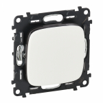 Выключатель 1кл с/у белый механизм Valena ALLURE Legrand (1/15/75) Выключатель 1кл с/у белый механизм Valena ALLURE Legrand (1/15/75)