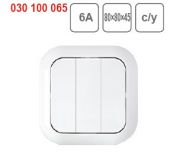 Выключатель 3кл с/у белый Гармония Беларусь (1/60) Выключатель 3кл с/у белый Гармония Беларусь (1/60)