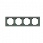 Рамка 4-пост. цвет зеленый матовый, пластик горизонт. и вертик., IP20 ABB Рамка 4-пост. цвет зеленый матовый, пластик горизонт. и вертик., IP20 ABB