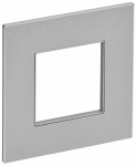 Рамка 1гн металл серебряный SK-F31S SKANDY IEK (1/10/100)