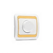 Светорегулятор 600Вт поворотный с/у белый вставка золото в сборе Mimoza Makel (1/10/100) Светорегулятор 600Вт поворотный с/у белый вставка золото в сборе Mimoza Makel (1/10/100)