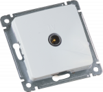 Оконечная розетка механизм скрыт. уст-ки винт. крепление белый HEGEL Оконечная розетка механизм скрыт. уст-ки винт. крепление белый HEGEL