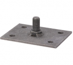 Монтажная пластина 170х40 мм для изоляционной штанги, М8, термодиффузия TDM Монтажная пластина 170х40 мм для изоляционной штанги, М8, термодиффузия TDM