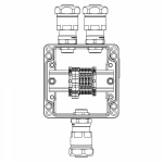 Ex клеммная коробка из алюминия; 1Ex e IIC Т5 Gb / Ex tb IIIB T95°C DbIP66; Клеммы 2,5 кв.мм. -6 шт; А,С:ввод D8-13мм под небронированныйкабель в мета Ex клеммная коробка из алюминия; 1Ex e IIC Т5 Gb / Ex tb IIIB T95°C DbIP66; Клеммы 2,5 кв.мм. -6 шт; А,С:ввод D8-13мм под небронированныйкабель в мета