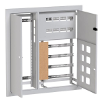Щит этажный 8 кв. слаботочка слева (1000х950х160) EKF PROxima