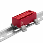 Зажим клеммный проходной 28.8мм размер ячейки 56.9мм на DIN-рейку 1 уровень сечение провода 6мм² 41А 690В термопласт DKC (ДКС) Зажим клеммный проходной 28.8мм размер ячейки 56.9мм на DIN-рейку 1 уровень сечение провода 6мм² 41А 690В термопласт DKC (ДКС)