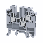 Клемма с тремя контактами винтовая OptiClip СMC-2,5-TRIPLET-(0,2-4)-I-серый