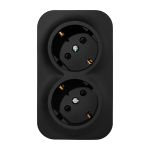 Розетка 2гн с З/К шторки о/у чёрный матовый 16А IP20 Quteo Legrand (1/5) Розетка 2гн с З/К шторки о/у чёрный матовый 16А IP20 Quteo Legrand (1/5)