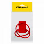 Держатель предохранителя, тип вилочный, красный (1шт/упак) PROCONNECT (1/1/100)