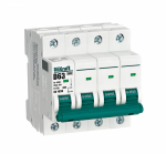 Выключатель автоматический 4-полюсный (4P) 63А хар. D DEKraft ВА-103 Выключатель автоматический 4-полюсный (4P) 63А хар. D DEKraft ВА-103