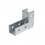 Соединитель С-образного профиля 41х41 под углом 90°, горячеоцинкованный ДКС