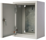 Корпус распред. шкафа настенный открытого монтажа 1двер. сталь серый 210мм 270мм 140мм с монтажной платой IP31 DEKraft Корпус распред. шкафа настенный открытого монтажа 1двер. сталь серый 210мм 270мм 140мм с монтажной платой IP31 DEKraft