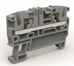 Зажим клеммный проходной 55.2мм размер ячейки 6.2мм на DIN-рейку 1 уровень сечение провода 4мм² 32А термопласт DKC (ДКС) Зажим клеммный проходной 55.2мм размер ячейки 6.2мм на DIN-рейку 1 уровень сечение провода 4мм² 32А термопласт DKC (ДКС)