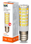 Лампа светодиод 7Вт капсула Е14 3000К 665Лм CORN керамика IEK (1/10/500)