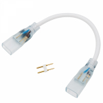 Коннектор для двухстороннего гибкого неона 8х16 мм, длина 20 см Коннектор для двухстороннего гибкого неона 8х16 мм, длина 20 см