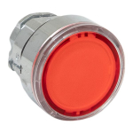 Исполнительный механизм кнопки XB4 красный плоский возвратный без фиксации, с подсветкой IP65 EKF