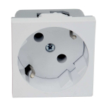 Розетка QUADRO QS 45X45 HB 16 A, 250 V AC белая Розетка QUADRO QS 45X45 HB 16 A, 250 V AC белая