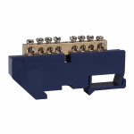 Шина нулевая 100А 6х9 8-отверстий изолятор на din-рейку синий OptiKit КЭАЗ (1/20) Шина нулевая 100А 6х9 8-отверстий изолятор на din-рейку синий OptiKit КЭАЗ (1/20)