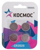 Элемент питания Kocмос CR 2025 КОСМОС (4) Элемент питания Kocмос CR 2025 КОСМОС (4)