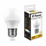 Лампа светодиодная, (7W) 230V E27 6400K G45, LB-95 Лампа светодиодная, (7W) 230V E27 6400K G45, LB-95
